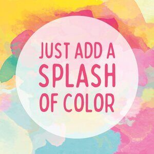 Just add a splash of color !